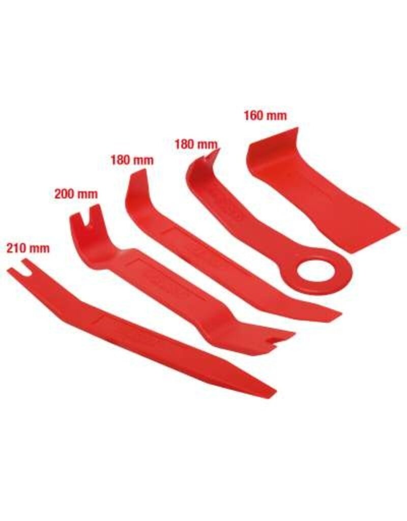 KS TOOLS Kunststofwigset, 5-dlg - 911.8120