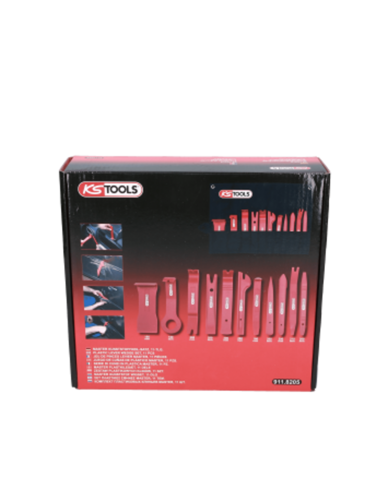 KS TOOLS MASTER Kunststof bekledinghevelset, 11-dlg - 911.8205