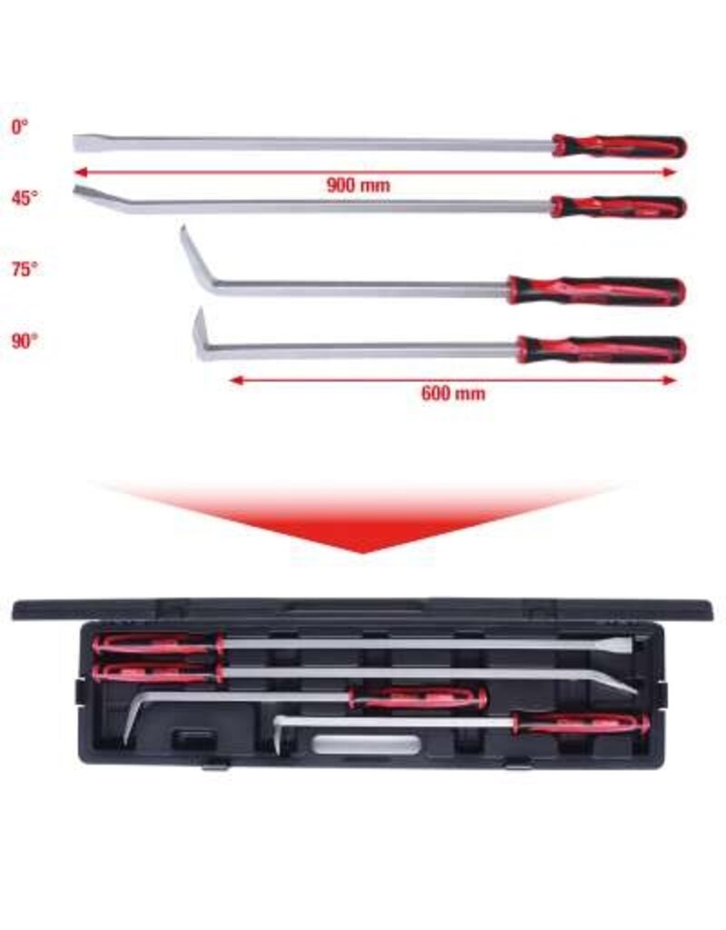 KS TOOLS Wrikijzerset, 4-dlg - 911.8410