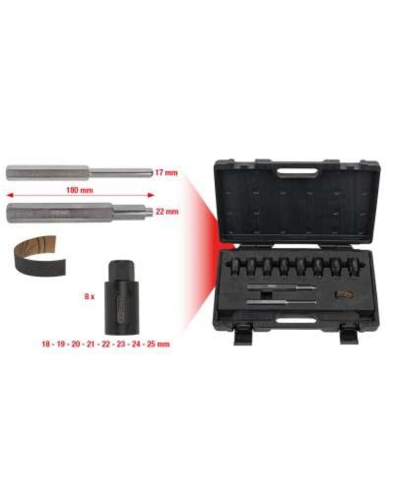 KS TOOLS Slotboutdemontageset, 10-dlg - 913.1480