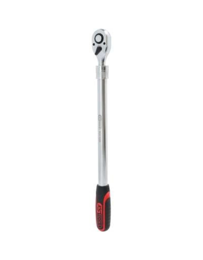 KS TOOLS 1/2" omschakelbare telescoopratel, extra lang, 72-tanden - 914.1205