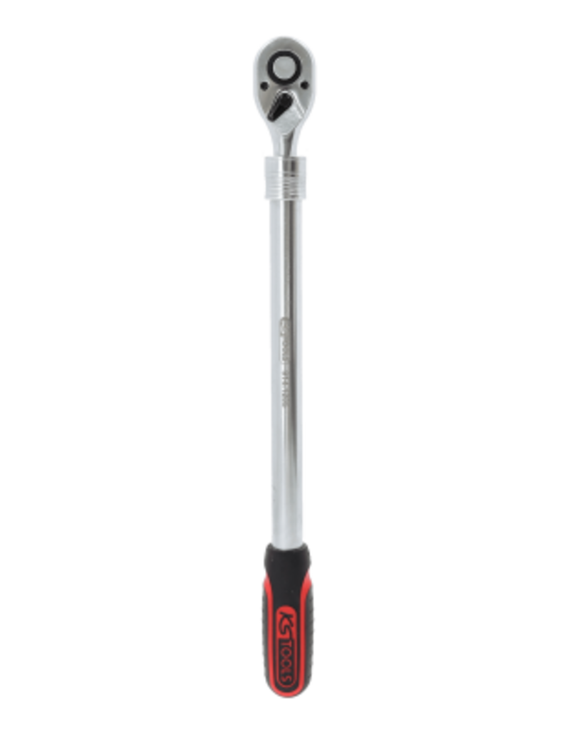 KS TOOLS 1/2" omschakelbare telescoopratel, extra lang, 72-tanden - 914.1205