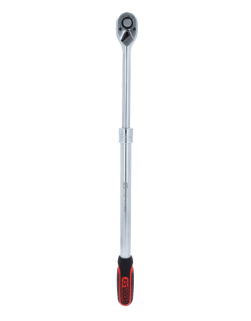 KS TOOLS 1/2" omschakelbare telescoopratel, extra lang, 72-tanden - 914.1205
