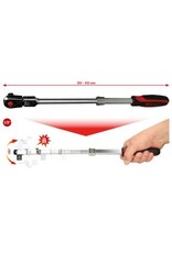 KS TOOLS 1/2" SlimPOWER Omschakelbare ratel met telescooparm, 72 tanden - 914.1220