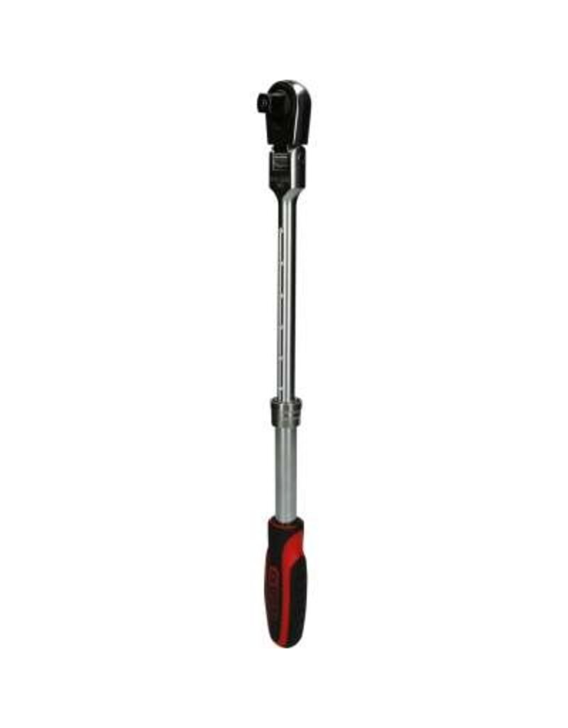 KS TOOLS 1/2" SlimPOWER Omschakelbare ratel met telescooparm, 72 tanden - 914.1220
