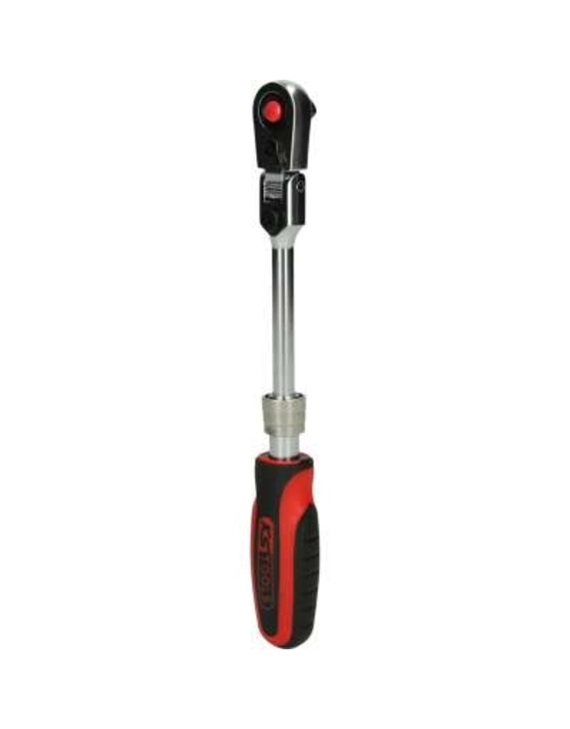 KS TOOLS 1/4" SlimPOWER telescoopratel met scharnier, 72 tanden - 914.1420