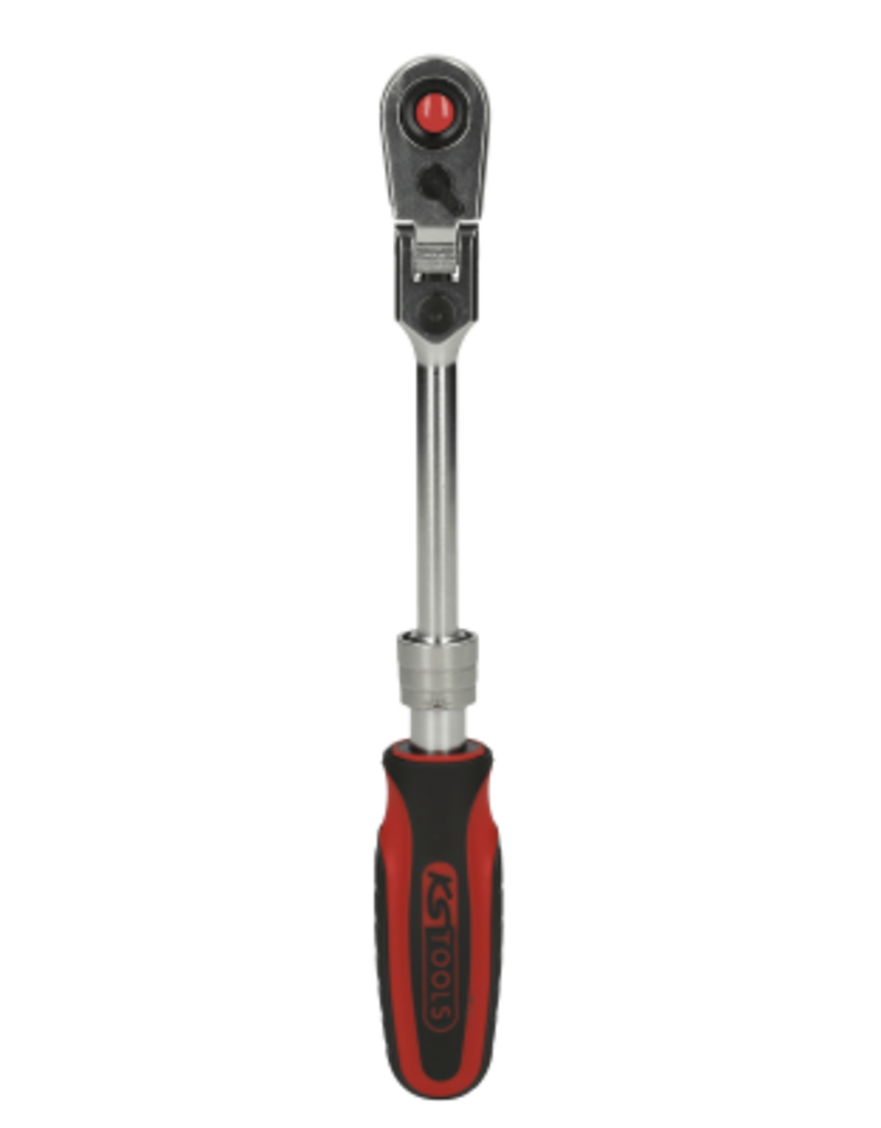 KS TOOLS 1/4" SlimPOWER telescoopratel met scharnier, 72 tanden - 914.1420