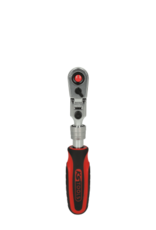 KS TOOLS 1/4" SlimPOWER telescoopratel met scharnier, 72 tanden - 914.1420