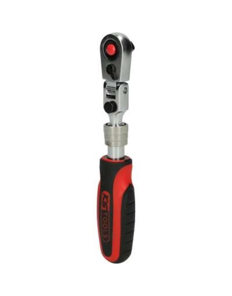KS TOOLS 1/4" SlimPOWER telescoopratel met scharnier, 72 tanden - 914.1420