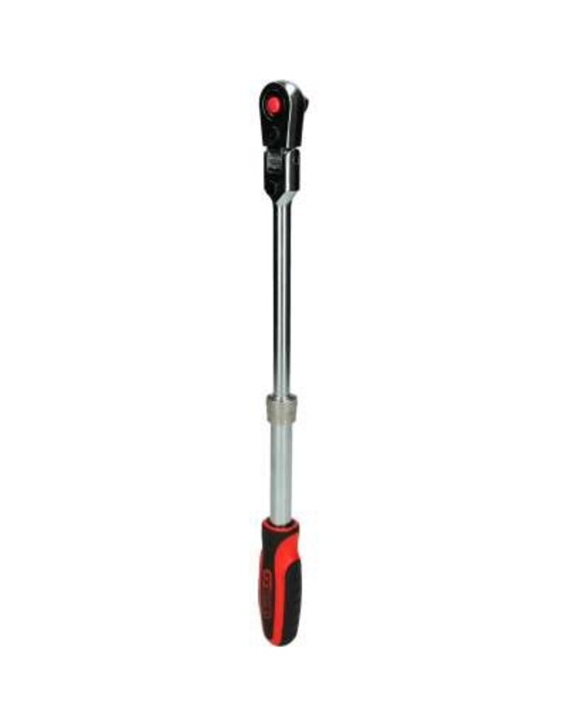 KS TOOLS 3/8" SlimPOWER Omschakelbare ratel met telescooparm, 72 tanden - 914.3820
