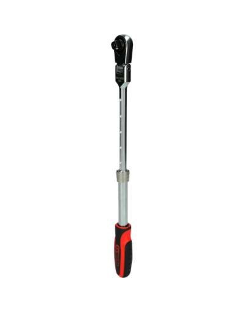 KS TOOLS 3/8" SlimPOWER Omschakelbare ratel met telescooparm, 72 tanden - 914.3820