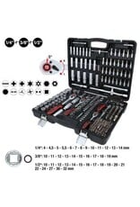 KS TOOLS 1/4"+3/8"+1/2" Dopsleutels, 255-dlg - 916.0255