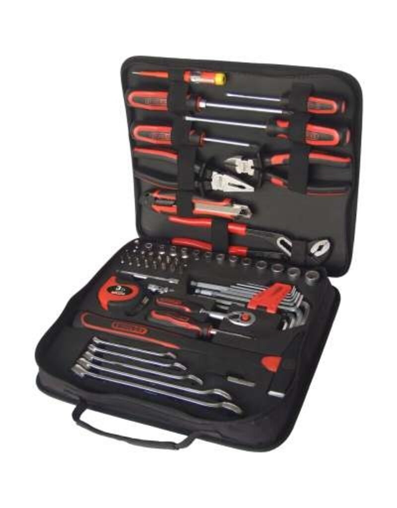 KS TOOLS 1/4" universele gereedschaptas, 62-dlg - 917.0062