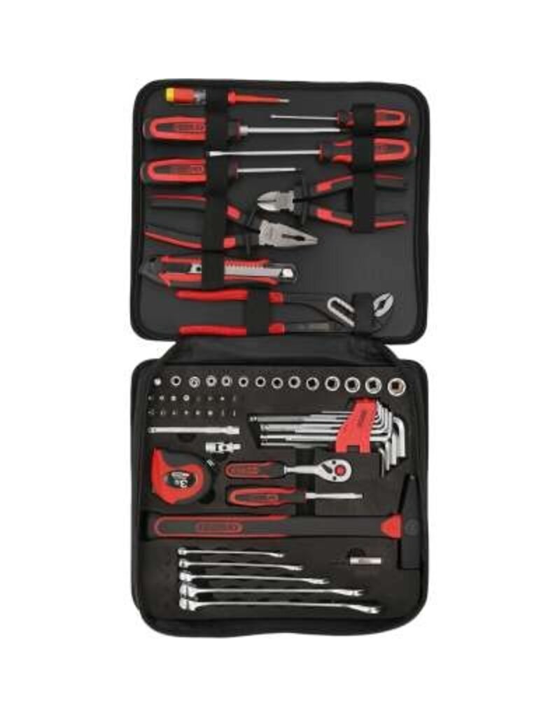KS TOOLS 1/4" universele gereedschaptas, 62-dlg - 917.0062