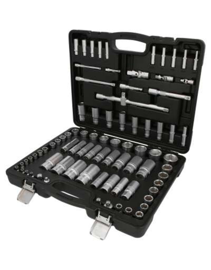 KS TOOLS 1/4"+3/8"+1/2" dopsleutelset, 82 dlg, Engelse maten - 917.0082