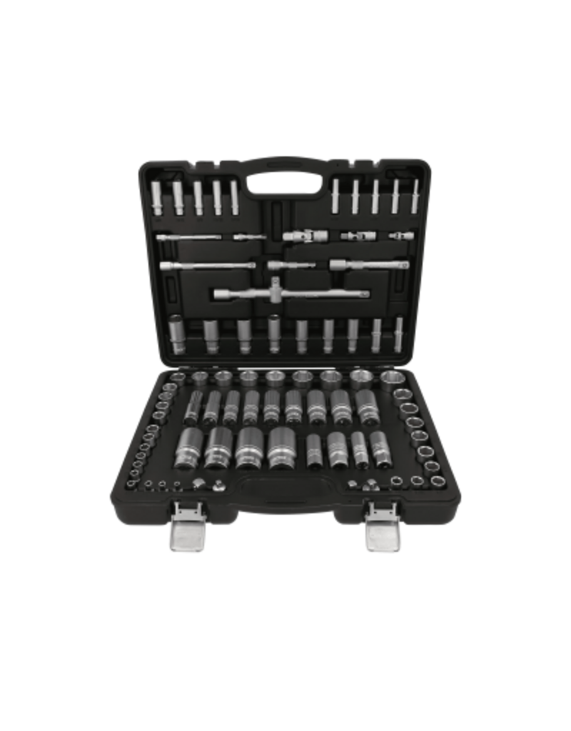 KS TOOLS 1/4"+3/8"+1/2" dopsleutelset, 82 dlg, Engelse maten - 917.0082