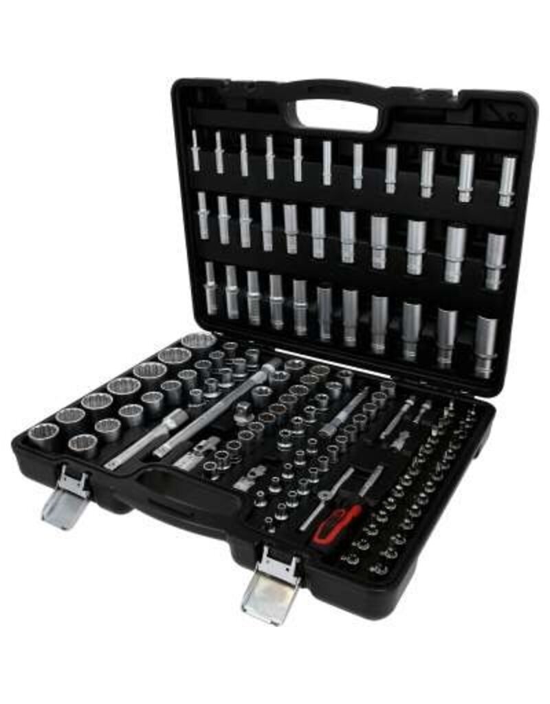KS TOOLS 1/4"+3/8"+1/2" Dopsleutels, 133-dlg - 917.0133