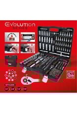 KS TOOLS 1/4"+3/8"+1/2" Dopsleutelset, 255-dlg - 917.0255