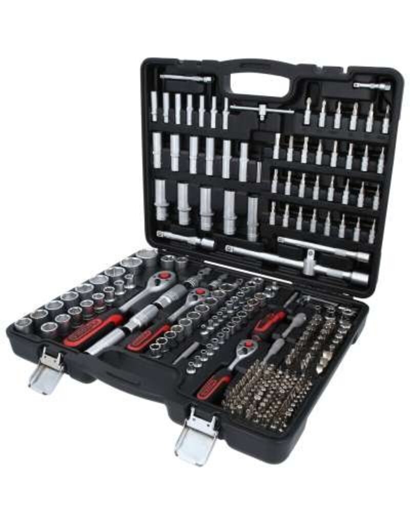 KS TOOLS 1/4"+3/8"+1/2" Dopsleutelset, 255-dlg - 917.0255