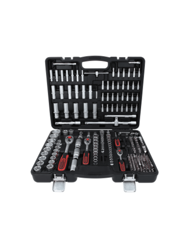 KS TOOLS 1/4"+3/8"+1/2" Dopsleutelset, 255-dlg - 917.0255