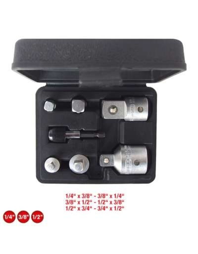 KS TOOLS Verloop-adapterset, 7-dlg - 917.0707