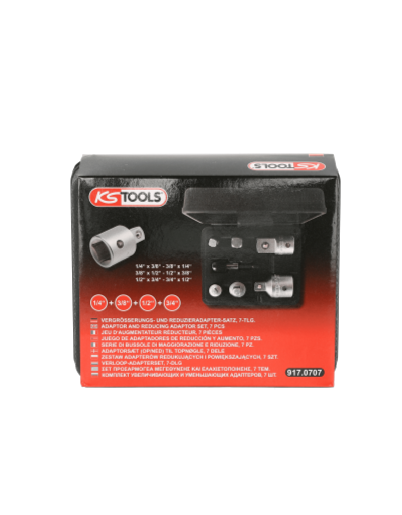 KS TOOLS Verloop-adapterset, 7-dlg - 917.0707