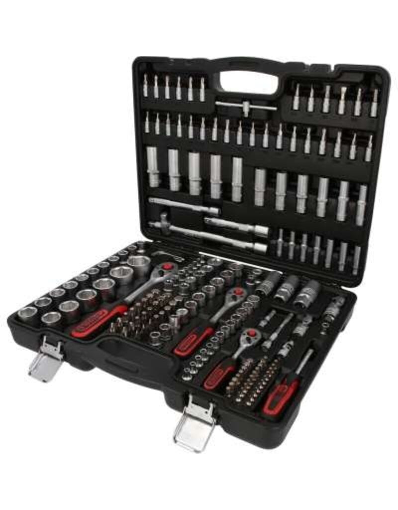 KS TOOLS 1/4"+3/8"+1/2" Dopsleutelset, 179-dlg - 917.0779