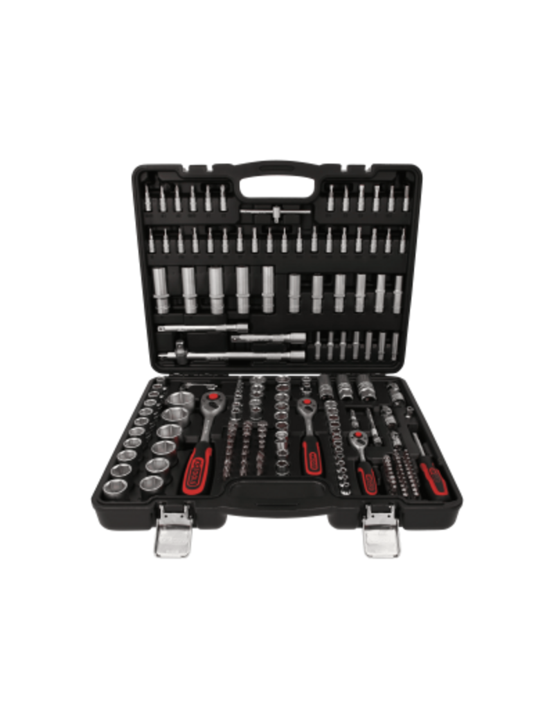 KS TOOLS 1/4"+3/8"+1/2" Dopsleutelset, 179-dlg - 917.0779