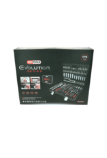 KS TOOLS 1/4"+3/8"+1/2" Dopsleutelset, 179-dlg - 917.0779