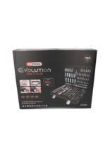 KS TOOLS 1/4" + 3/8" + 1/2" Dopsleutelset, 195-dlg - 917.0795