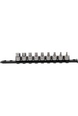KS TOOLS 3/8" bit-dop inbus, kort, 9-dlg, 4 - 14 mm - 917.4000
