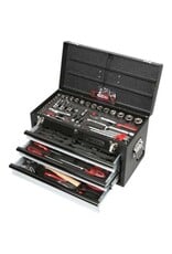 KS TOOLS 1/4"+1/2" CHROMEplus Universele-gereedschapset, 99-dlg GEAR - 918.0100