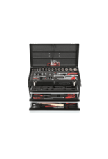 KS TOOLS 1/4"+1/2" CHROMEplus Universele-gereedschapset, 99-dlg GEAR - 918.0100