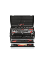 KS TOOLS 1/4"+1/2" CHROMEplus Universele-gereedschapset, 99-dlg - 918.0200