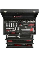 KS TOOLS 1/4"+1/2" CHROMEplus Universele-gereedschapset, 99-dlg - 918.0200