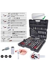 KS TOOLS 1/4"+3/8"+1/2" CHROMEplus Dopsleutelset, 216-dlg - 918.0216