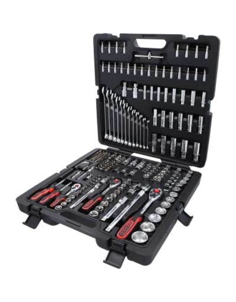 KS TOOLS 1/4"+3/8"+1/2" CHROMEplus Dopsleutelset, 216-dlg - 918.0216