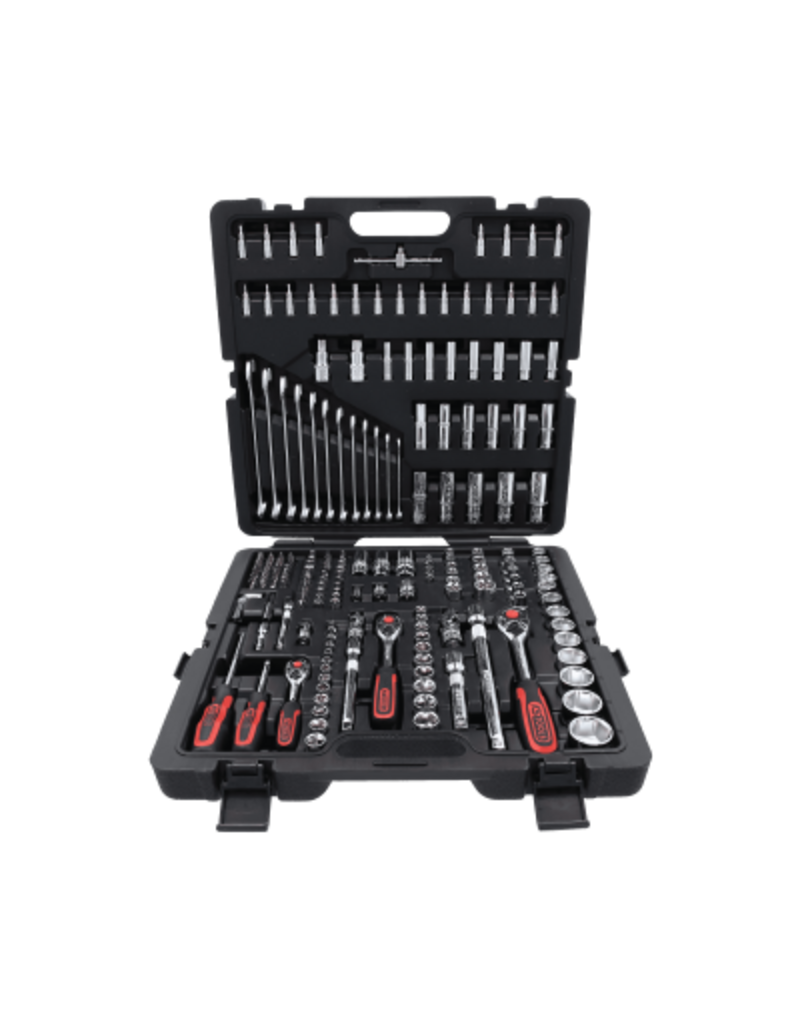 KS TOOLS 1/4"+3/8"+1/2" CHROMEplus Dopsleutelset, 216-dlg - 918.0216