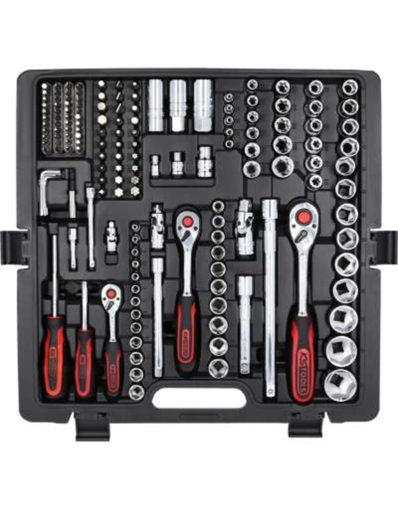 KS TOOLS 1/4"+3/8"+1/2" CHROMEplus Dopsleutelset, 216-dlg - 918.0216