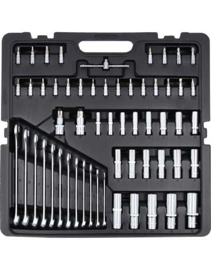 KS TOOLS 1/4"+3/8"+1/2" CHROMEplus Dopsleutelset, 216-dlg - 918.0216