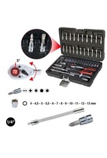 KS TOOLS 1/4" CHROMEplus Dopsleutelset, 48-dlg - 918.0648