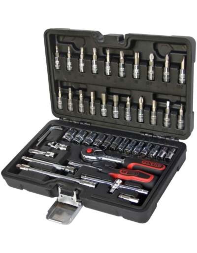 KS TOOLS 1/4" CHROMEplus Dopsleutelset, 48-dlg - 918.0648
