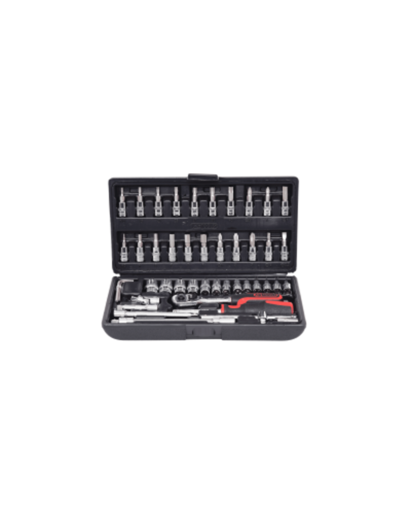 KS TOOLS 1/4" CHROMEplus Dopsleutelset, 48-dlg - 918.0648
