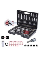 KS TOOLS 1/4"+1/2" CHROMEplus Dopsleutelset, 94-dlg - 918.0694