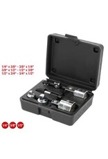 KS TOOLS 1/4"+3/8"+1/2"+3/4" CHROMEplus Verloop-adapterset, 7-dlg - 918.0707