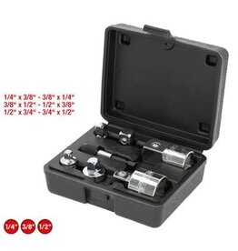 KS TOOLS 1/4"+3/8"+1/2"+3/4" CHROMEplus Verloop-adapterset, 7-dlg - 918.0707