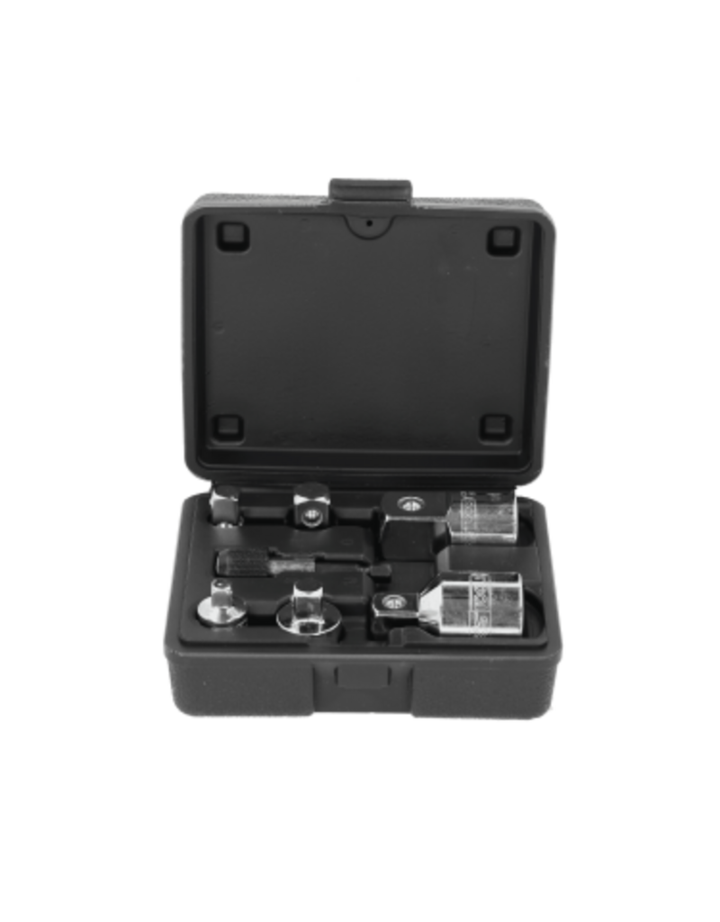 KS TOOLS 1/4"+3/8"+1/2"+3/4" CHROMEplus Verloop-adapterset, 7-dlg - 918.0707