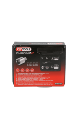 KS TOOLS 1/4"+3/8"+1/2"+3/4" CHROMEplus Verloop-adapterset, 7-dlg - 918.0707