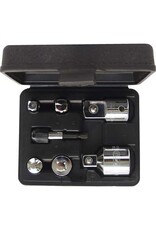 KS TOOLS 1/4"+3/8"+1/2"+3/4" CHROMEplus Verloop-adapterset, 7-dlg - 918.0707