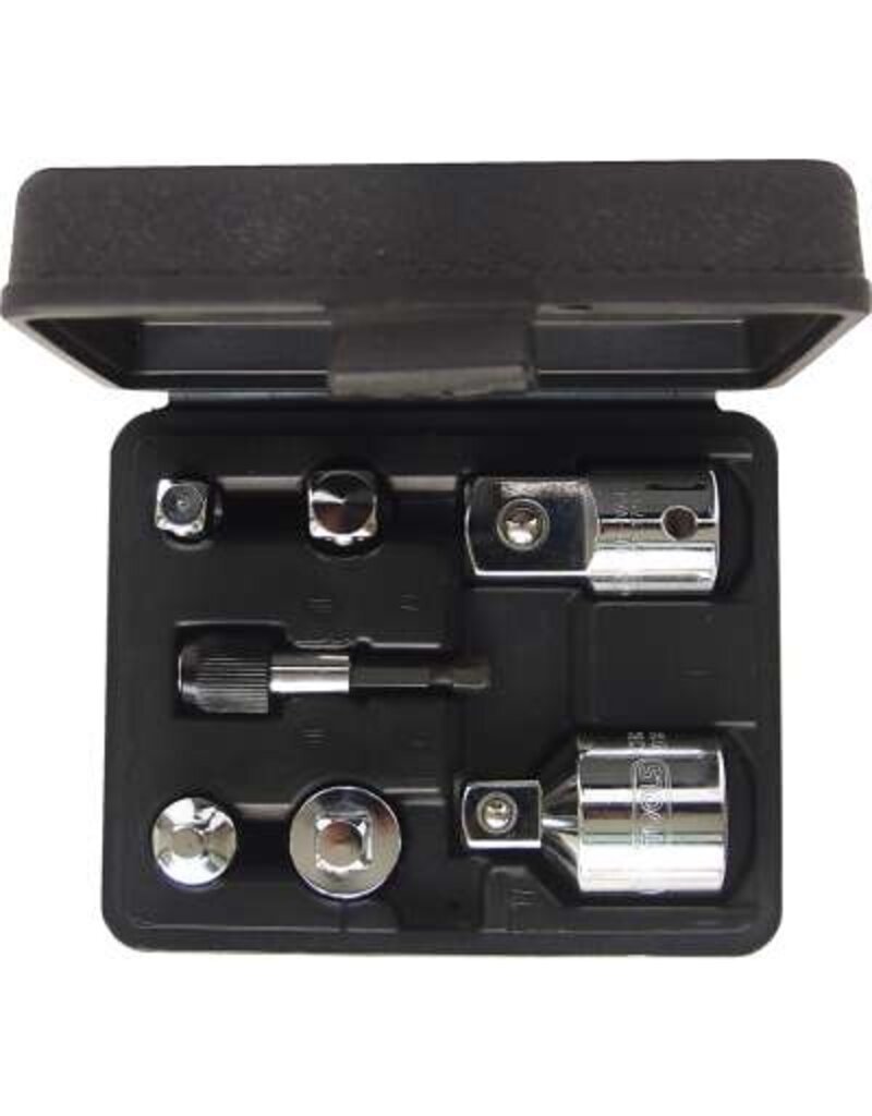 KS TOOLS 1/4"+3/8"+1/2"+3/4" CHROMEplus Verloop-adapterset, 7-dlg - 918.0707